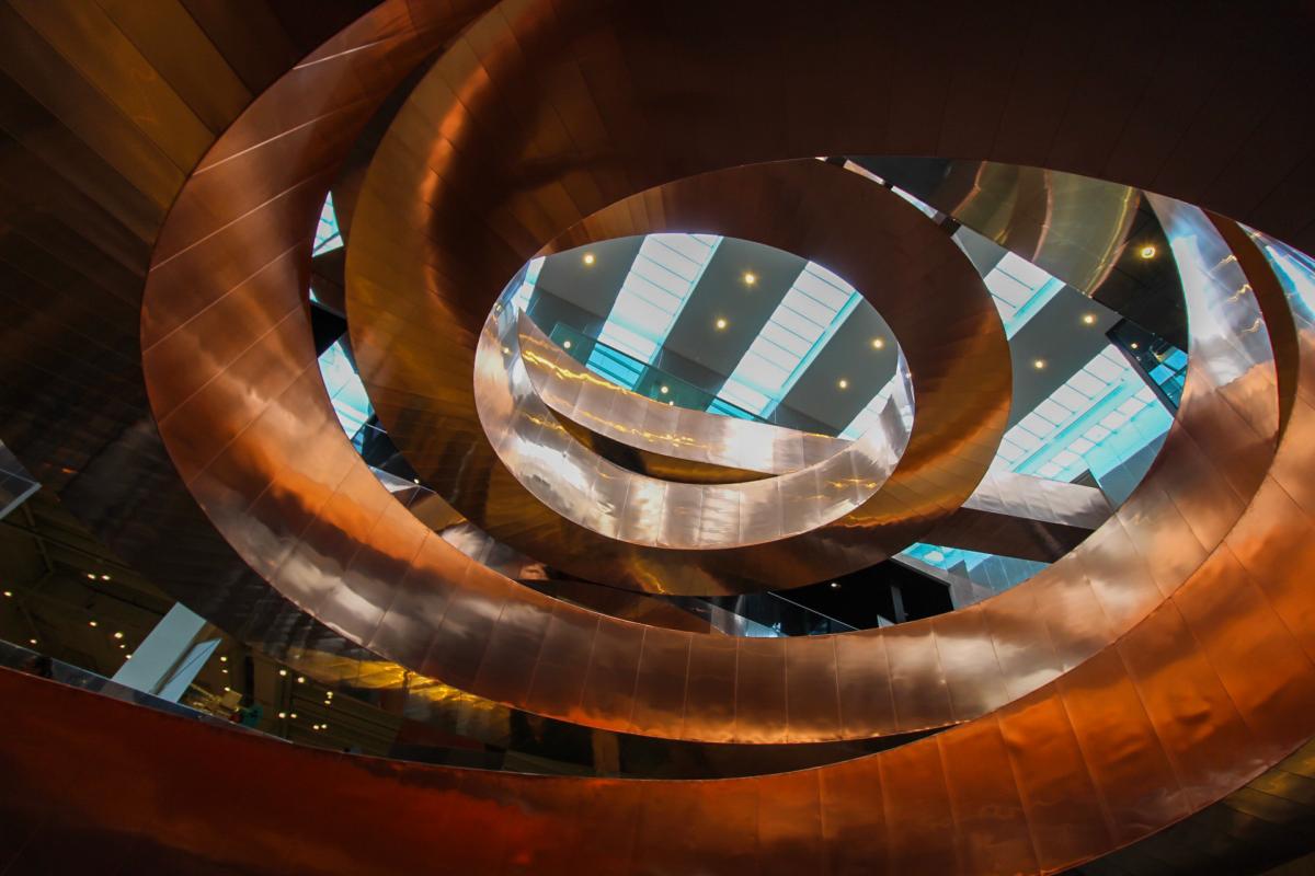 picture of spiral at Experimentarium