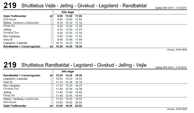 Shuttlebus vejle