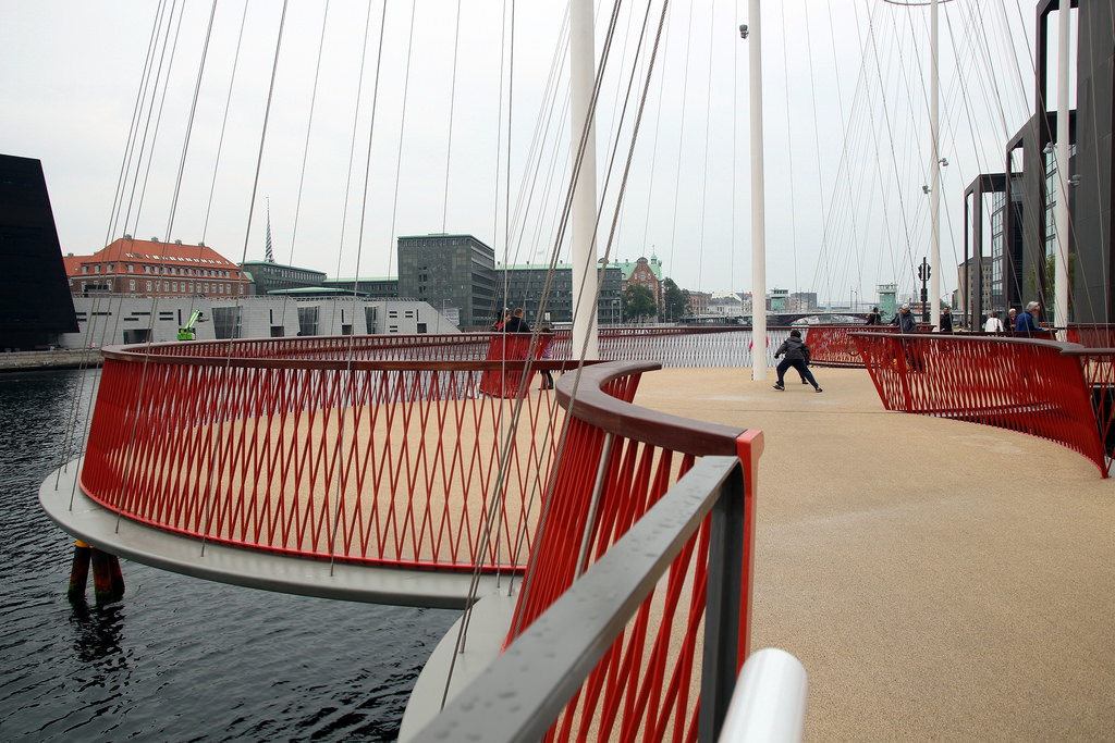 picture of CIrcle Bridge in Copenhagen