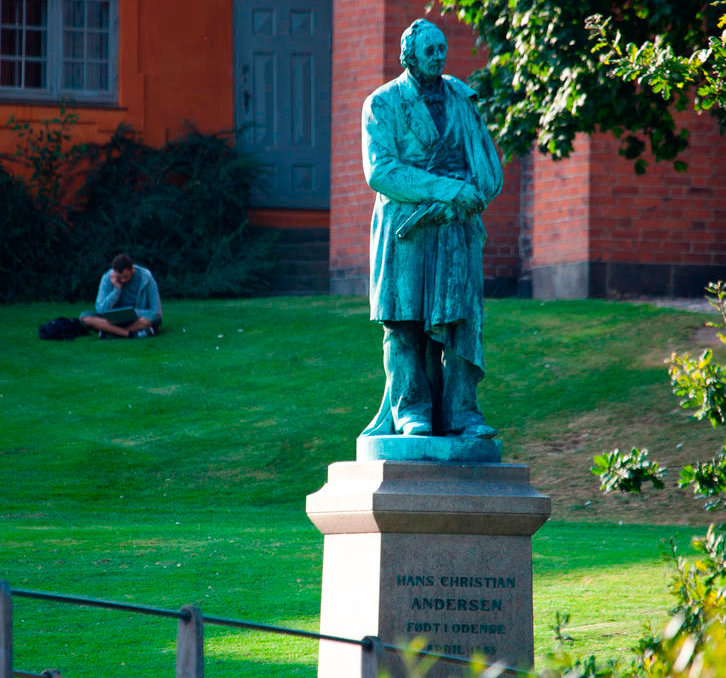 aerial picture of Hans Christian Andersen