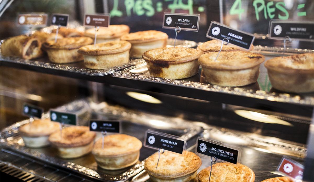 picture of different meat and vegetable pies.