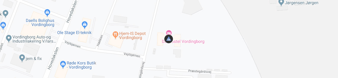 Danhostel Vordingborg på Google kort