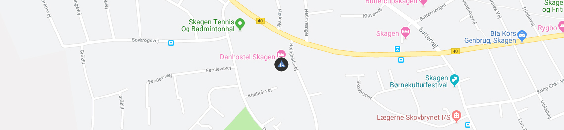 Danhostel Skagen på Google kort