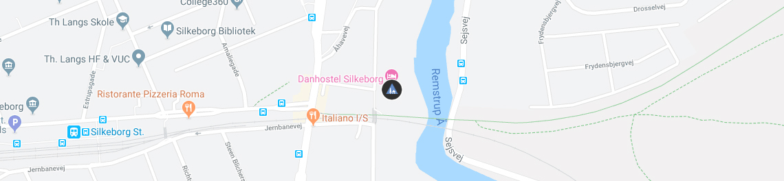 Danhostel Silkeborg på Google kort