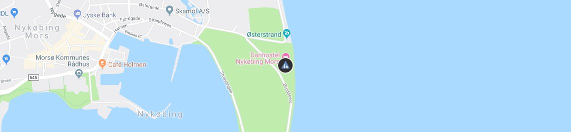 Danhostel Nykøbing Mors på Google kort