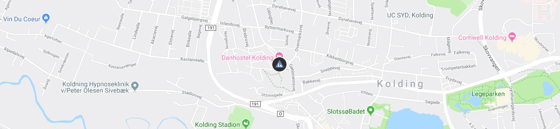 Danhostel Kolding på Google kort