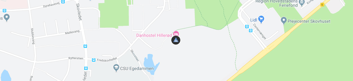 Danhostel Hobro på Google Kort
