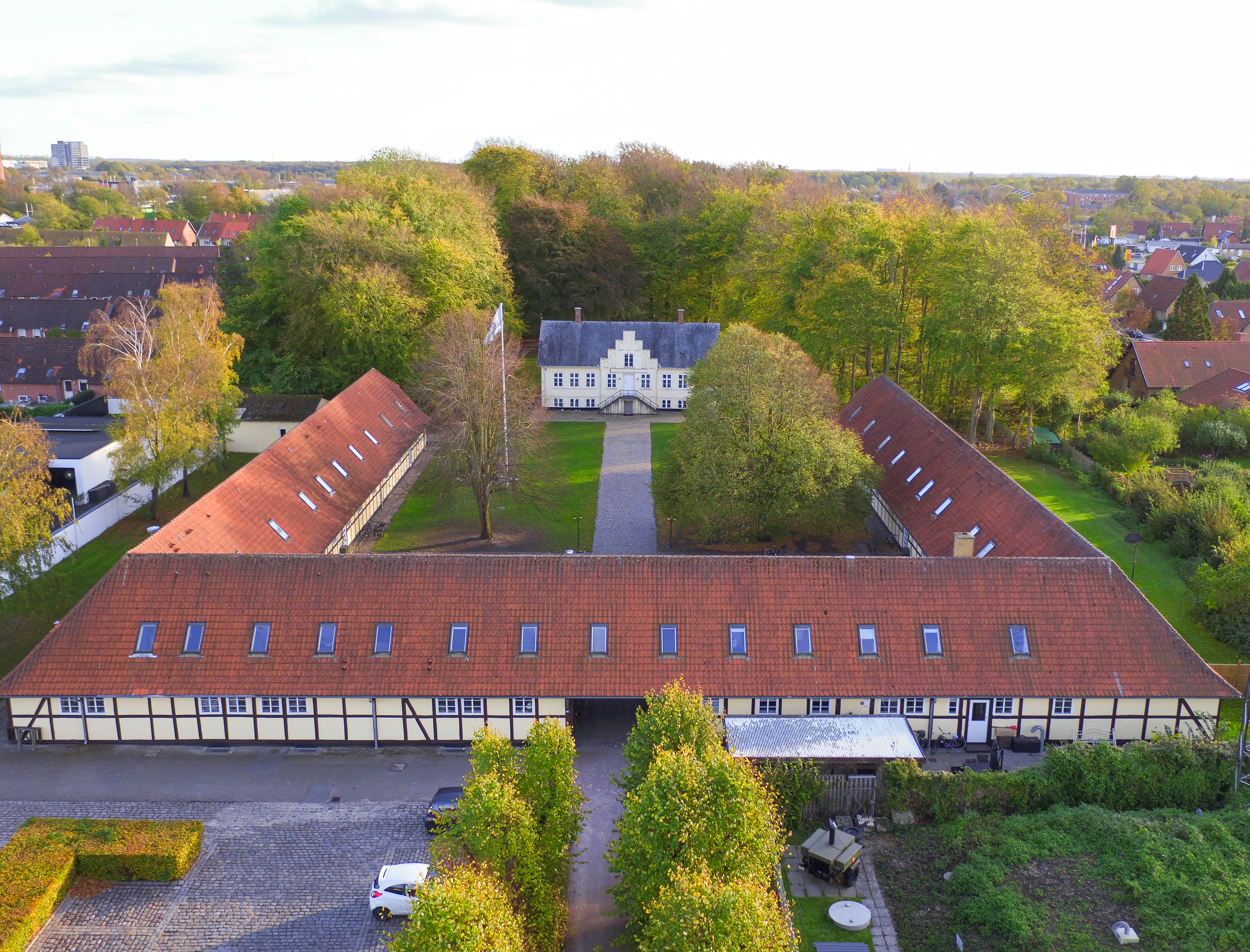 Oversigt over Kragsbjerggaard Kragsbjerggaard Vandrerhjem