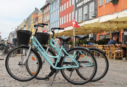 Cykelleje er tilgængelig i receptionen