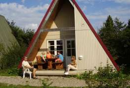 Danhostel Sønderborg-Vollerup, feriehytter som små sommerhuse