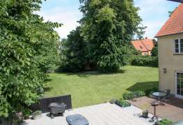 Have og terrasse på Danhostel Ringsted