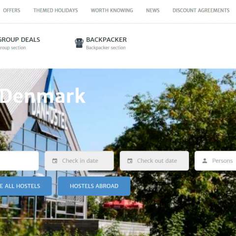 Danhostel's website and booking portal got a facelift