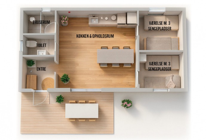 Feriehusene Hedensted Centret - En del af Danhostel 