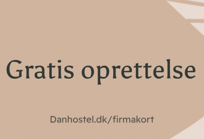 Danhostel firmakort - Overnatninger med rabat