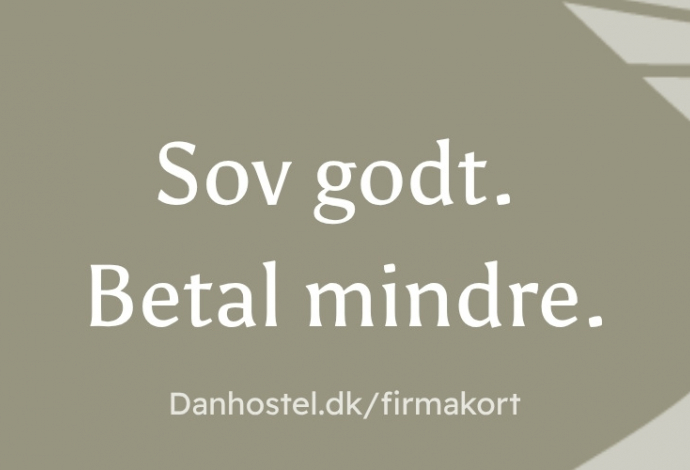 Danhostel firmakort - Overnatninger med rabat