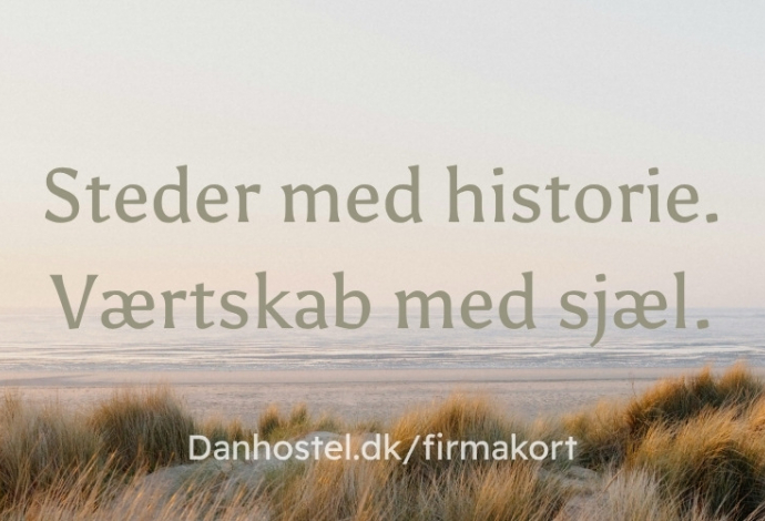 Danhostel firmakort - Overnatninger med rabat