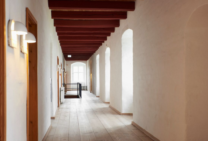 Vitskøl Kloster i efteråret